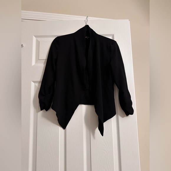 Michel Jackets & Blazers - Michel Black Blazer Shawl Size M 3/4 Sleeves & Very Stretchy Size S